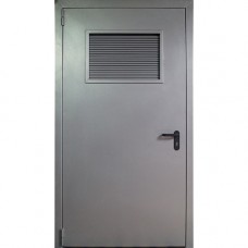 Металлическая огнестойкая однопольная дверь ДПМГВР-11-4 EI-60